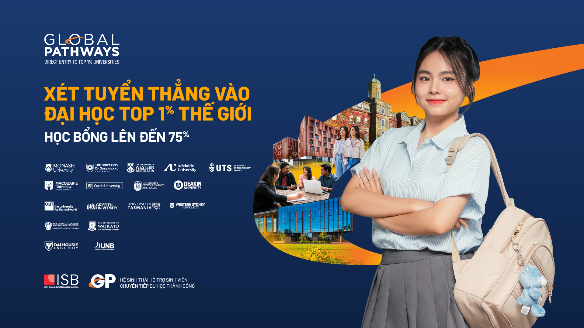 Global Pathways xét tuyển thẳng Đại học Top 1% thế giới