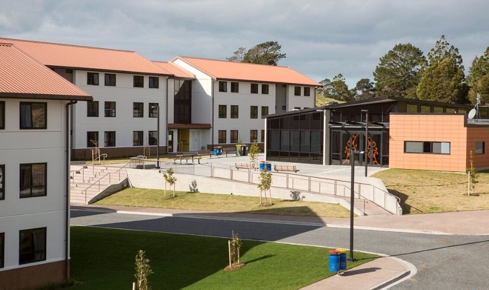 Hình ảnh khu ký túc xá của Đại học Massey.