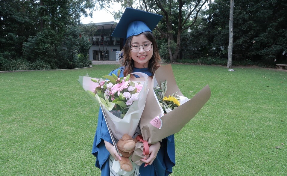 Chị Leena, cựu sinh viên Đại học Wollongong