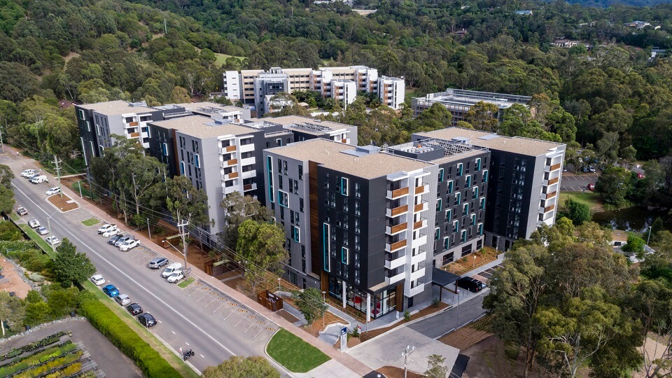 Đại học Wollongong nhìn từ trên cao