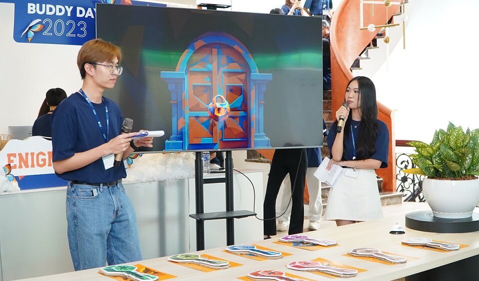 Mỗi đội phải vượt qua 5 trạm thử thách khác nhau Mỗi đội phải vượt qua 5 trạm thử thách khác nhau