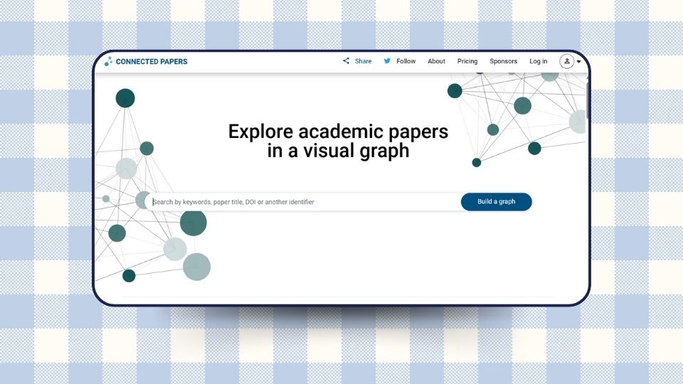 Connected papers là website tìm tài liệu hiệu quả