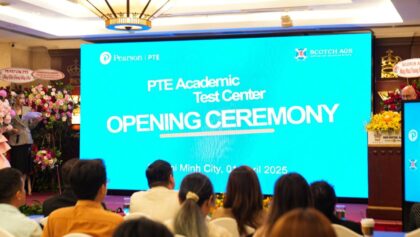 Pearson hợp tác cùng trường Nam Úc Scotch AGS ra mắt trung tâm thi PTE mới tại TP.HCM