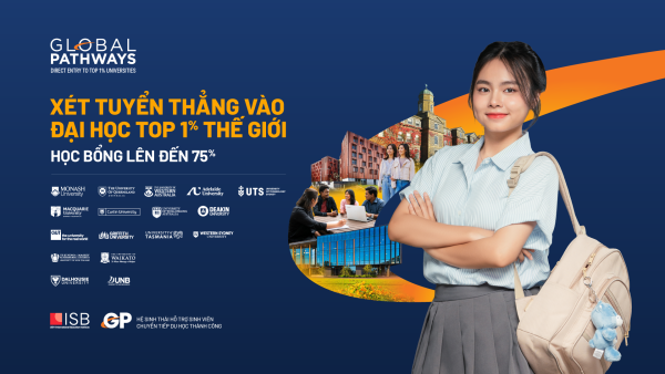 Global Pathways xét tuyển thẳng vào các Đại học Top 1% thế giới