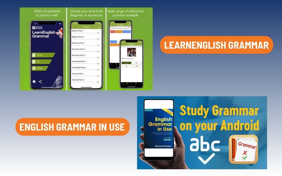 Ứng dụng luyện ngữ pháp khi ôn thi PTE